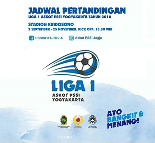 Jadwal Pertandingan Liga I Askot PSSI Yogyakarta tahun 2018