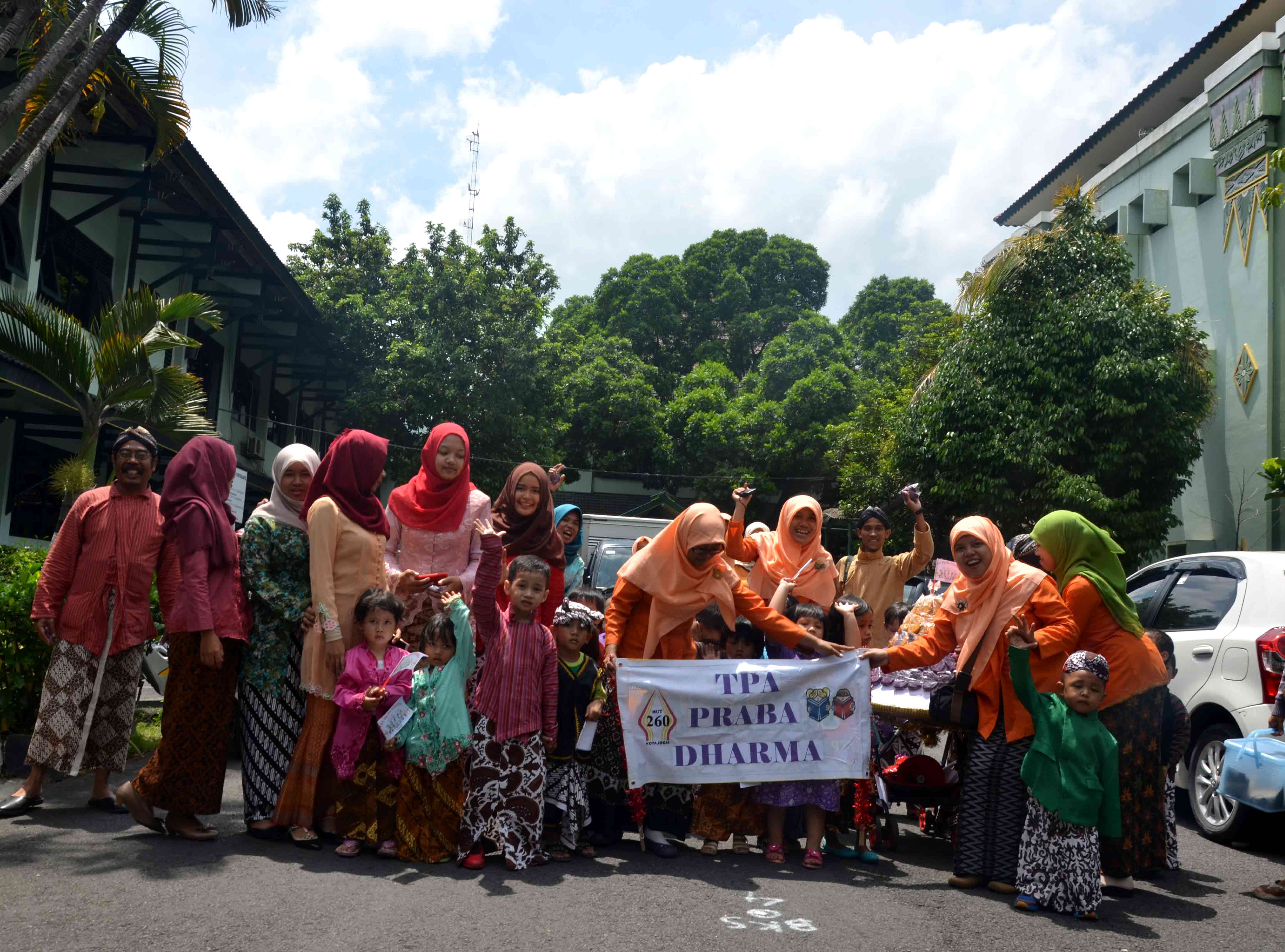 Puluhan Anak TK Praba Dharma Meriahkan HUT Kota Yogyakarta ke 260