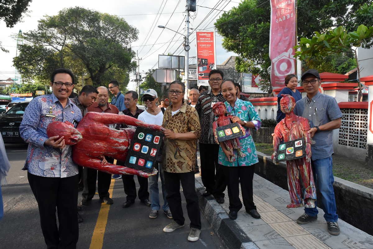 Sapa Seniman Pematung Jogja Street Sculpture, Wawalikota Ingin Ubah Kotabaru Jadi Public Sphere