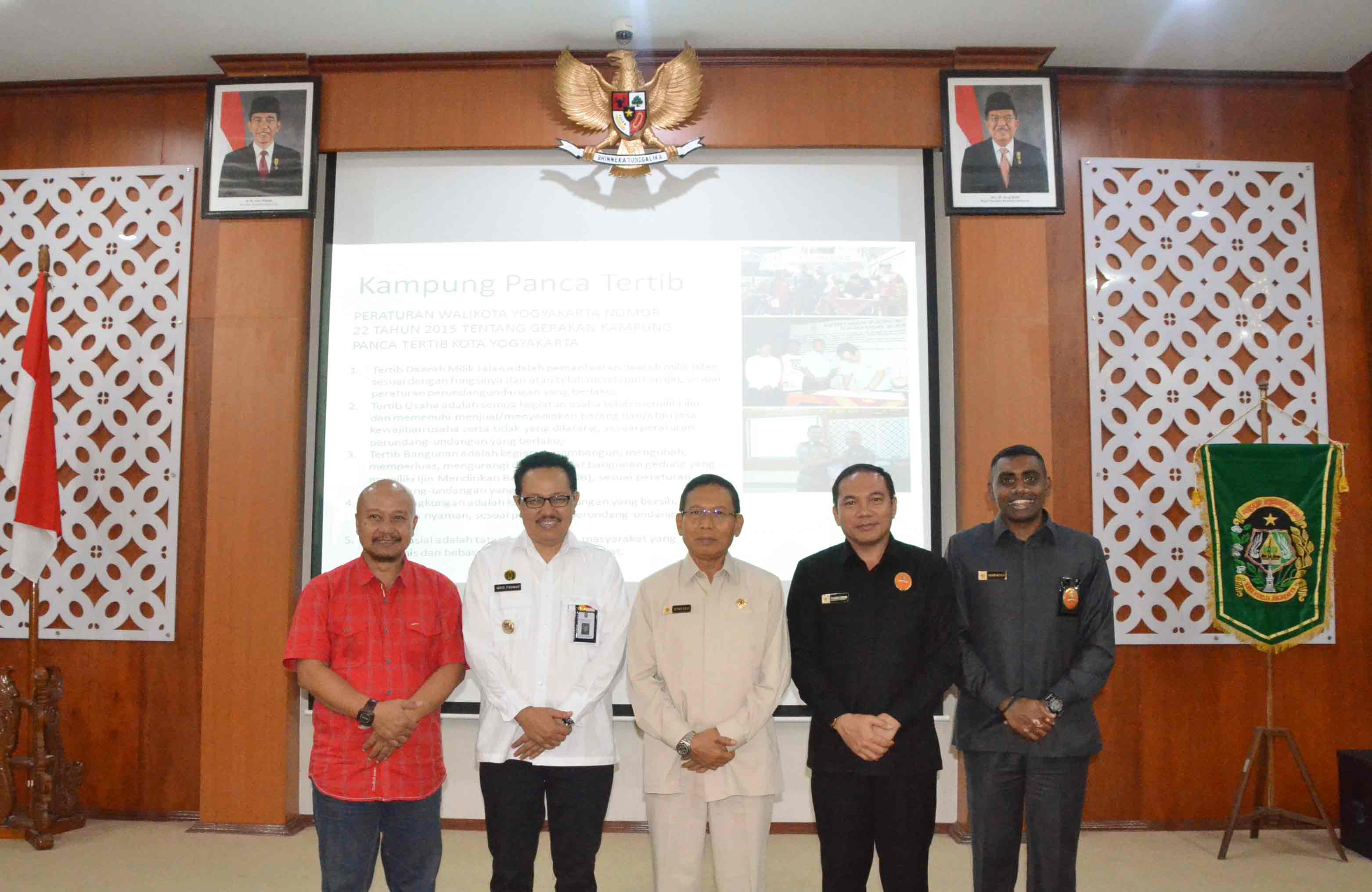 Penerimaan Kunjungan Studi Strategis Dalam Negeri, Program Pendidikan Reguler, Angkatan Lembaga Ketahanan Nasional di Pemkot Yogyakarta