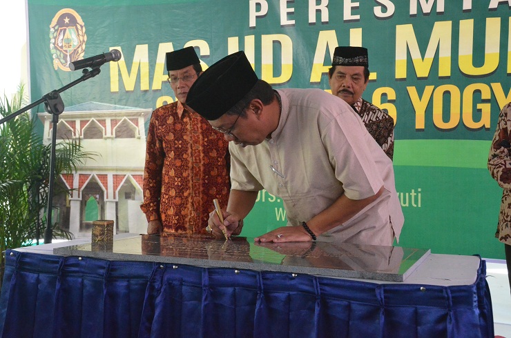 Walikota Resmikan Masjid Al Mukhlisin SMAN 6 Yogyakarta