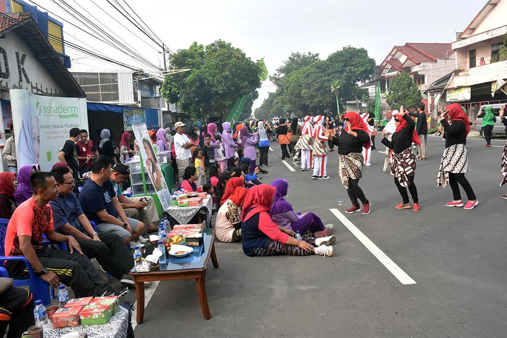 Senam Masal Kegiatan Non Fisik  TMMD Reguler ke-101 Di Gambiran Dibuka Wakil Walikota Jogja